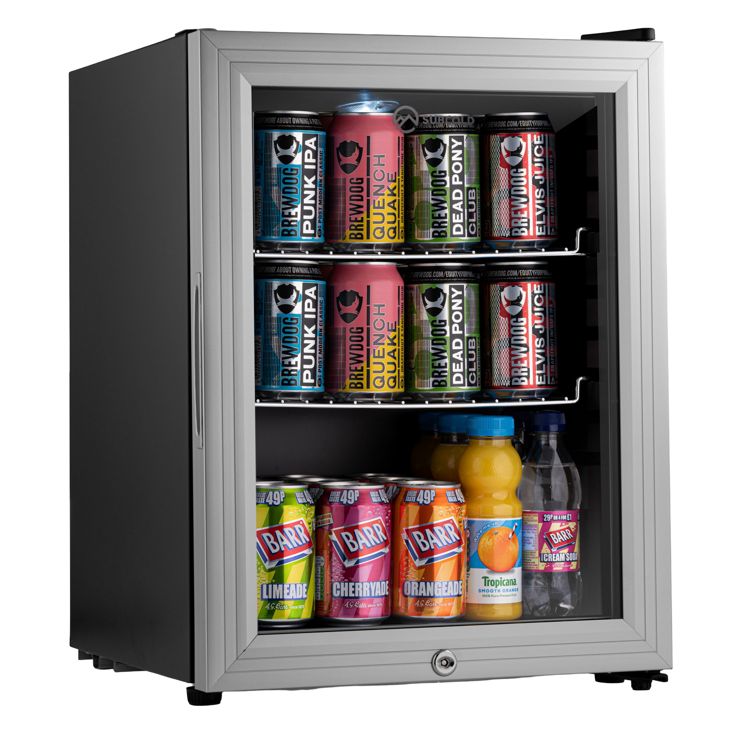 Subcold Super 35 LED Beer Fridge - Silver | Refurbished