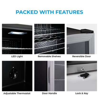 Subcold Super 35 LED Beer Fridge - Silver | Refurbished